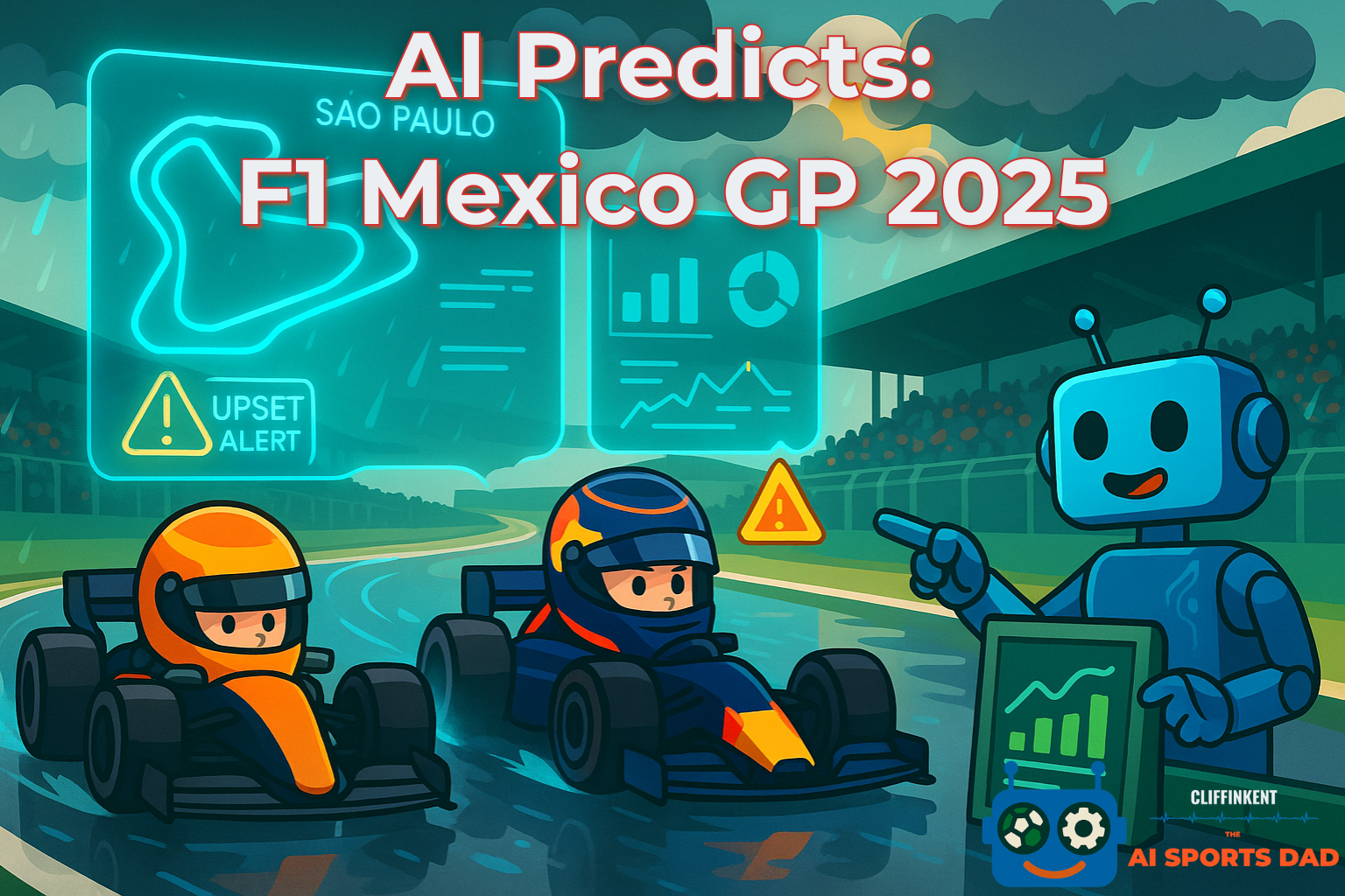 F1 AI Predictions: Who Wins the 2025 São Paulo GP? Norris vs. Verstappen Showdown & Weather Drama