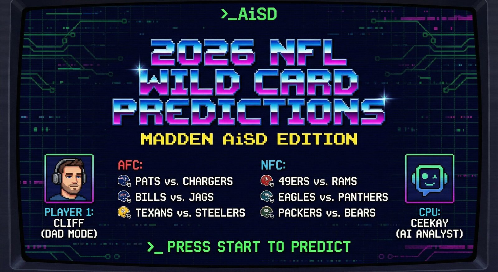 2026 NFL Wild Card Weekend Predictions and Analysis