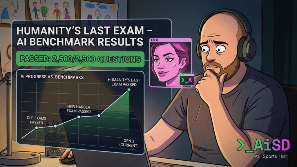 Man examining the results of humanities last test.